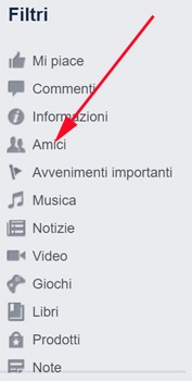 come nascondere gli amici su facebook