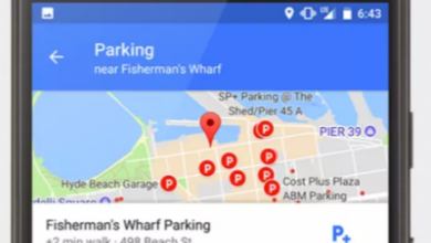 Google Maps Parking